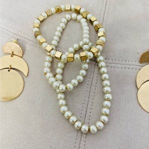 Earrings and bracelets